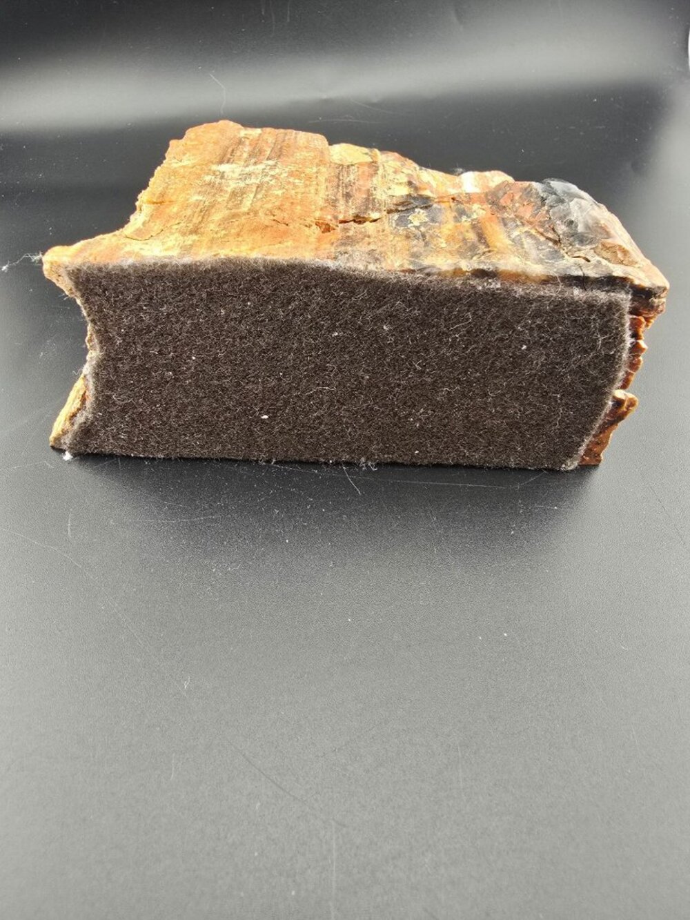 Petrified Wood Fossil Specimen With Rich Red & Black Hues, Polished/Raw -2.1 lbs - Picture 14 of 16
